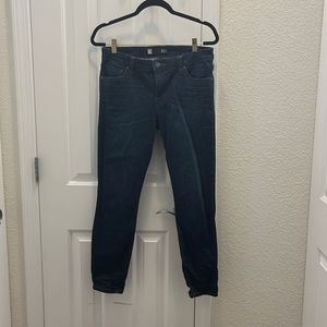 Dark wash skinny leg jeans